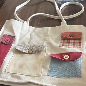 Bria x oddly Stylish Multi-Pocket Tote Bag